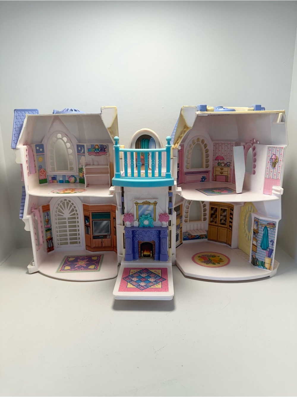 FISHER-PRICE 2003 Sweet Streets Victorian Dollhouse with Handle Mattel - Picture 2 of 15